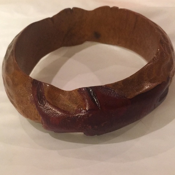 VERY RARE. Vintage FOLK TRAMP ART Bracelet - Picture 4 of 6